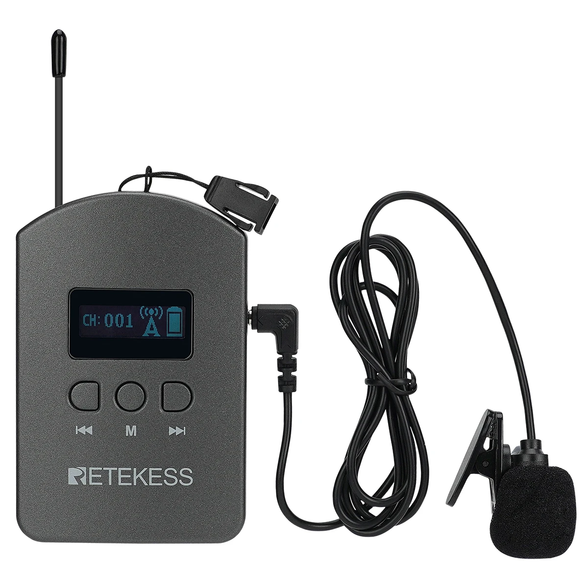 Wireless Ear-hook Tour Guide System With 32-port Charging Case Retekess TT112 TT111