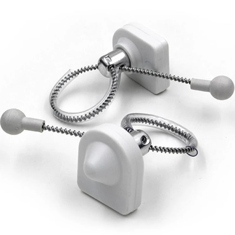 Ontime BT3010 wine bottle security tag Anti-Theft Bottle Neck Hard Tags With 160mm Metal Lanyard Cable made in china