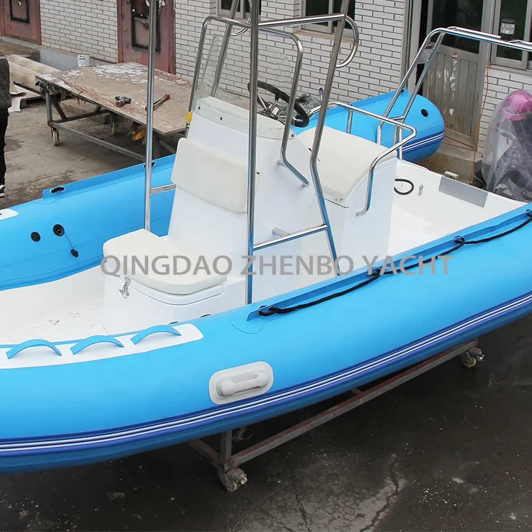 rib boat with CE certificate hot welded Hypalon 540cm rigid inflatable boat fiberglass hull