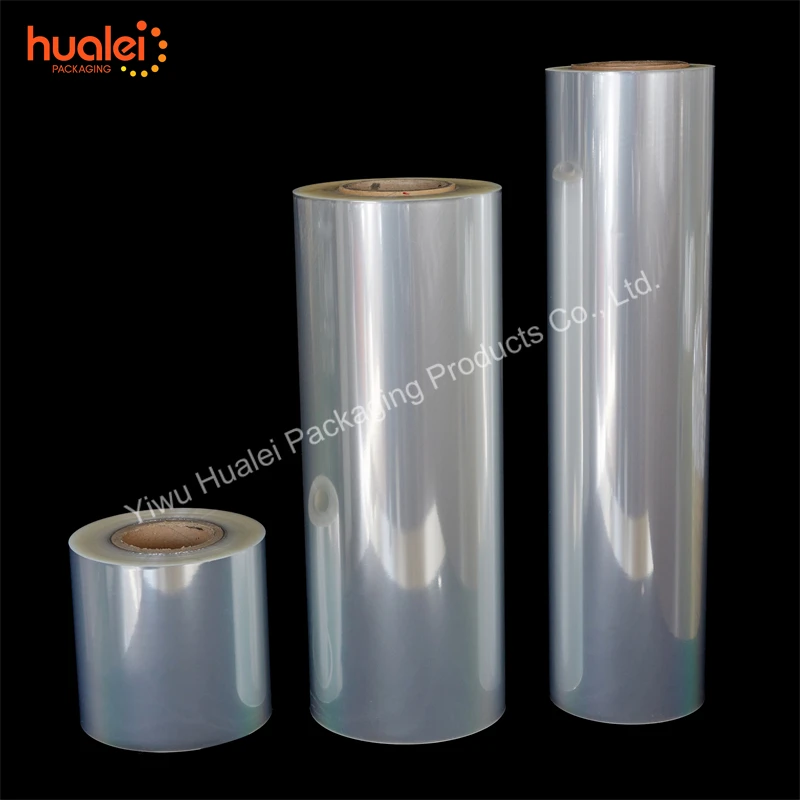 Wholesale Custom Printing Transparent Bopp Plastic Film Roll Soft Clear Flowers Gift Wrapping Bopp Cellophane Roll Film