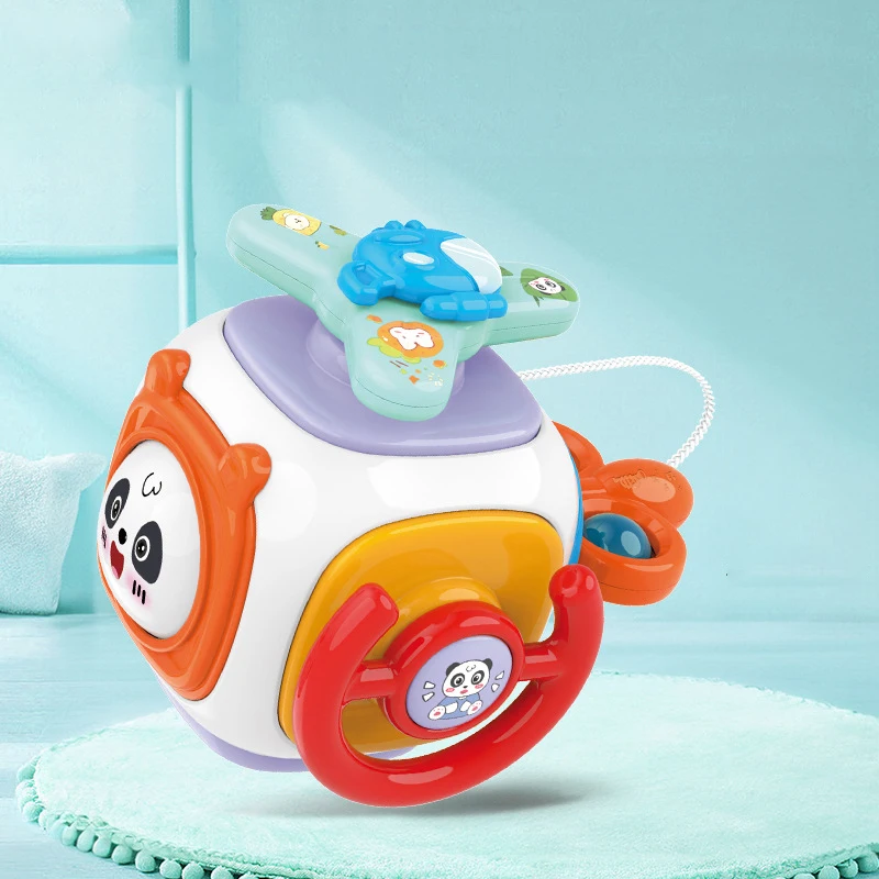 High Quality Baby Busy Hand Grasp Cube Manhattan Busy Ball Puzzle Kids Early Education Toys