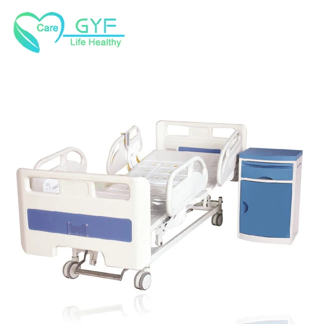 Medical equipment 5 functions electric ICU bed 4 motor medical bed
