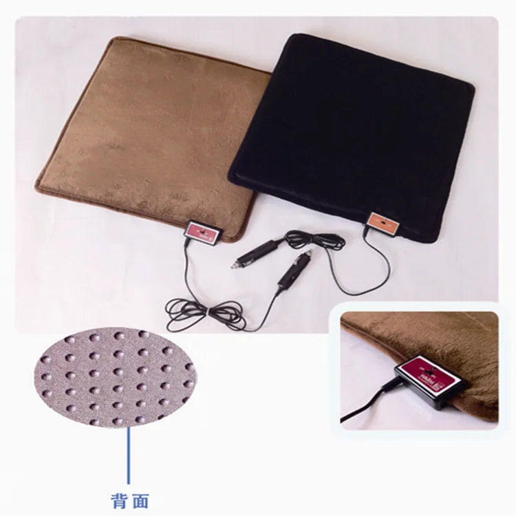 2018 new gadget leather car seat cushion 12v electric car heater