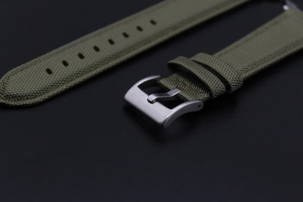 YUNSE Sailcloth Canvas Leather Watch Band 44 45mm 49mm For Smart Ultra Watch Straps Iwatch 7 8 Nylon Fabric Watch Bands Cordura
