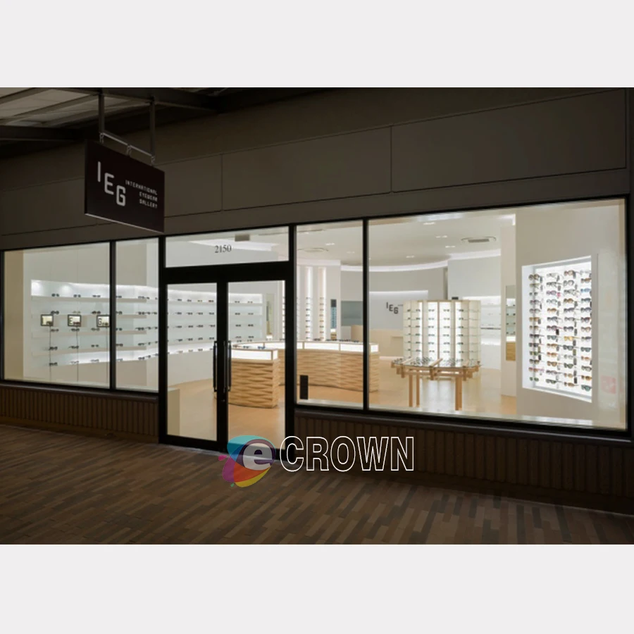 Factory Charming 3d Free store design Mall Uk & Australia mdf And eyewear shop design ODM