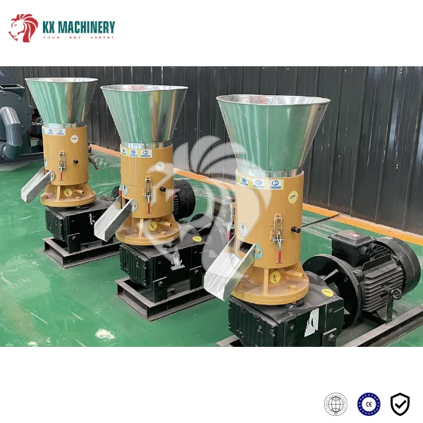 2024 new high-efficiency grass pellet making machine biomass pellet machine, equipped with reliable engine and PLC