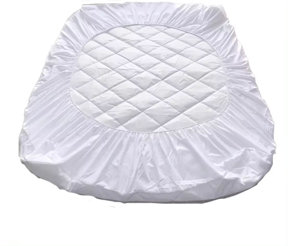 Quilted Waterproof  Cotton Filling   Comfortable   Mattress Cover Pad with Deep Depth  Elastic
