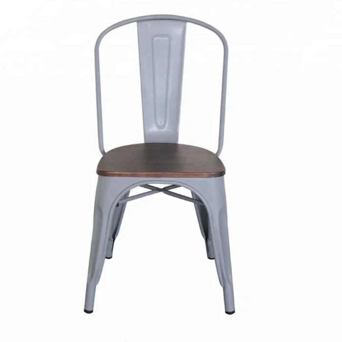 Hotsell modern design stackable restaurant dining chair with timber seat
