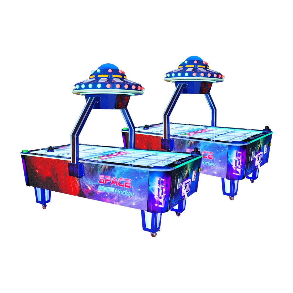 Indoor Amusement Park 2 Players Battle Sport Arcade Air Hockey Machine Adults Kid Air Hockey Table With Electronic Scorer
