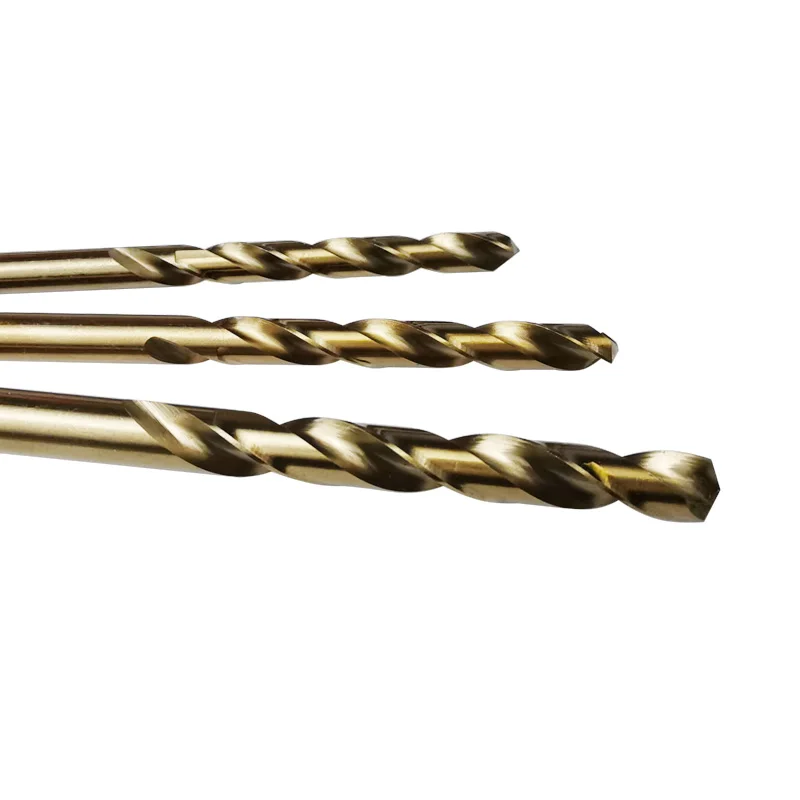 Din 338 German HSS M35 Cobalt 5% Parallel Shank Twist Drill Bits For Stainless Steel/Steel/Metal
