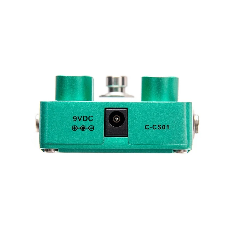 COOLMUSIC Compressor Effect Pedal True Bypass Guitar Effect Pedal with 4 Rotating Knobs and Foot Switch for Electric Guitar Bass