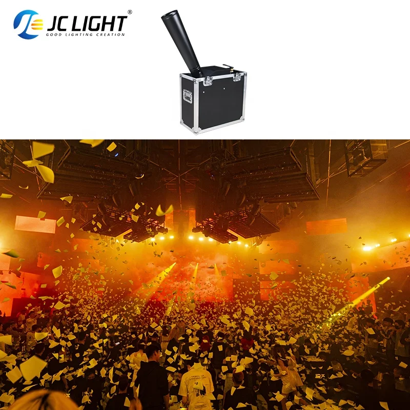 Outdoor Performance Party Confetti Machine Paper Wedding Stage Effect Handle Co2 Confetti Machine