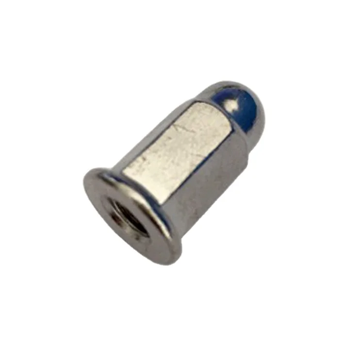 Factory Wholesale Steel Long Hex Flange Dome Cap Nuts Plated Rivet Nuts Metric Certified