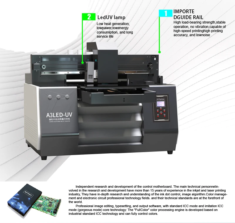 Digital Flatbed UV Printer Cheap  A3 Printing Machine