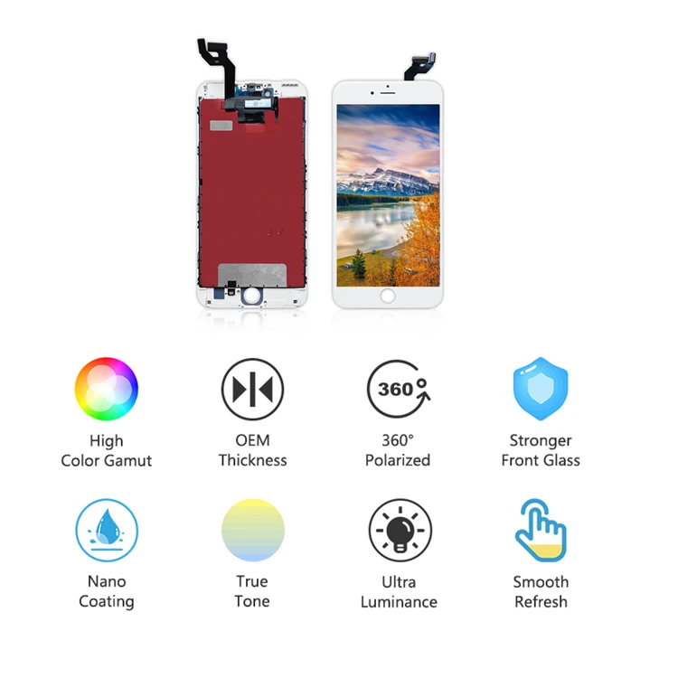 ZC Factory Price Hard OLED Screen Replacement For iPhone X LCD Display Digitizer Assembly