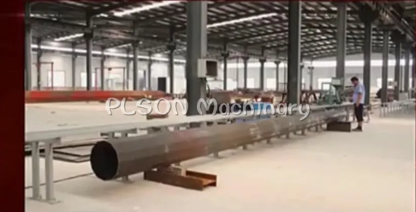PLSON 8m-10m high quality street light pole production line