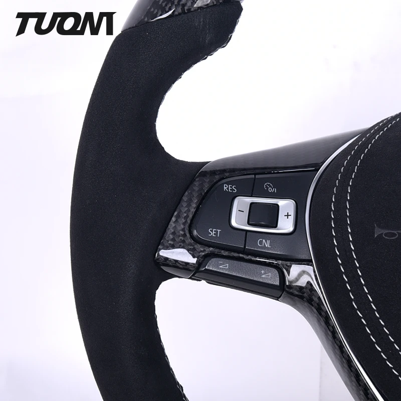 Factory Supplier Carbon Fiber Steering Wheel With High Performance Suitable For VW MK7 Lamando Scirocco
