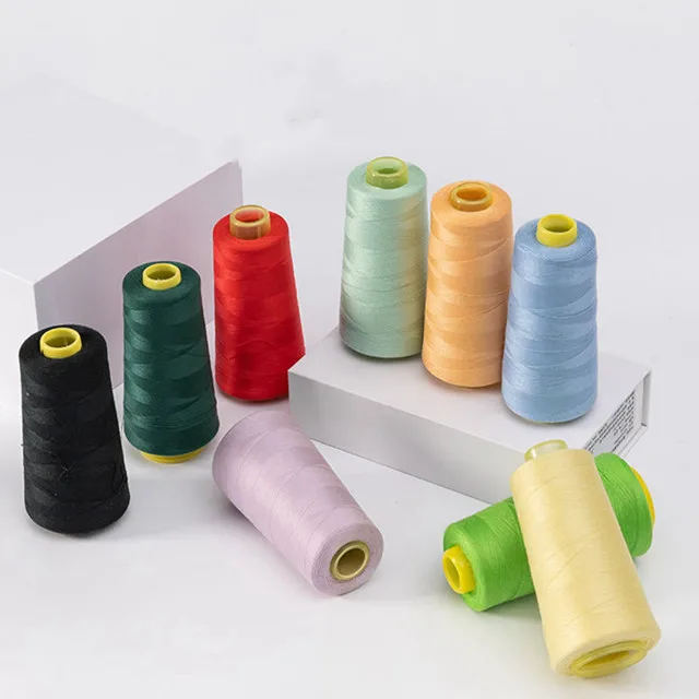 40/2 100% Polyester Sewing Threads for Sewing Cloth Supplies Raw Spun Sew Polyester Thread