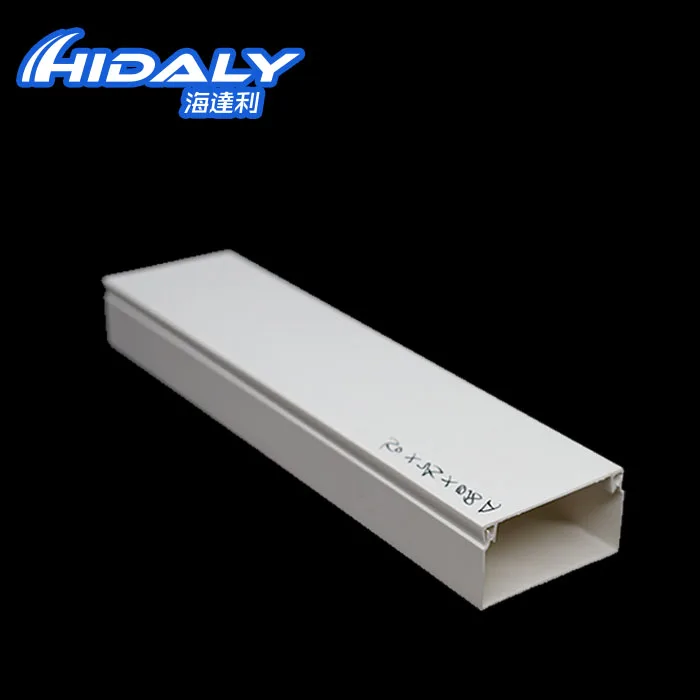 Ce Fire-Proof Self Adhesive White Solid PVC Cable Tray/Canaletas De Cable Adhesivo