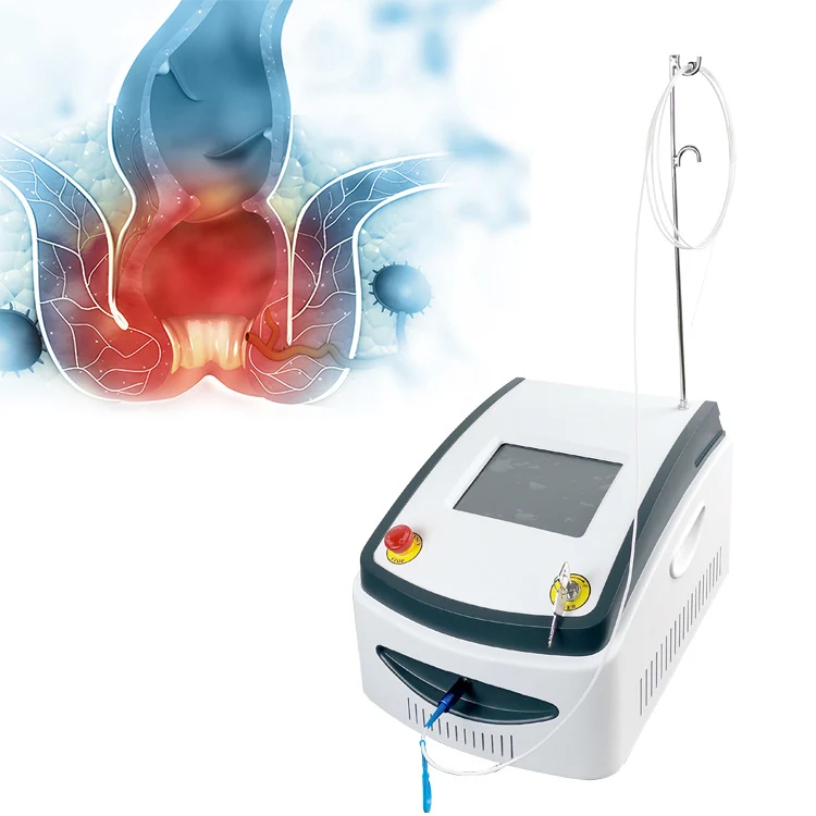 Yaser 980nm 30w 60w in Surgery Laser Solutions in Coloproctology for anal fistula and hemorrhoids treatment device