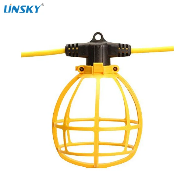 
Shanghai Linsky Yellow Temporary Portable String Lighting 100ft Male Female End 