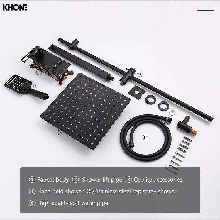 Bathroom faucet wholesale concealed shower faucets in wall black shower faucet bathroom