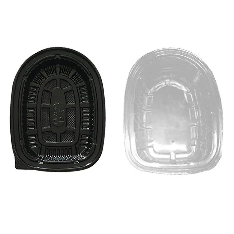 Customize Takeaway Disposable Food Container Transparent Lid Disposable Plastic Roast Chicken Container