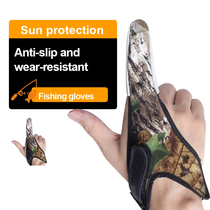 HSD Factory direct sale Fishing gloves cast finger stalls protect against cut water surf fishing braided lines against skid