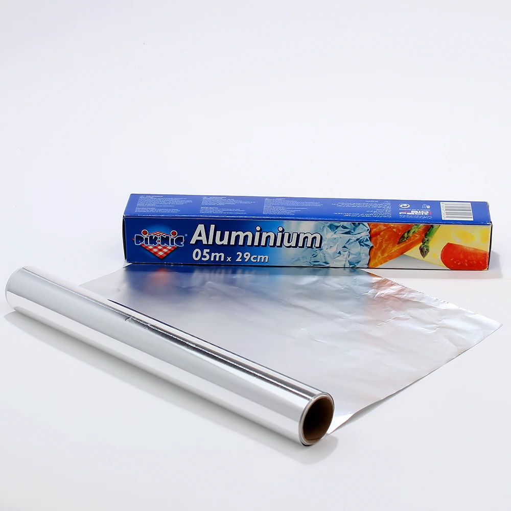 Kitchen Foil Silver Aluminium Foil Paper Tinfoil Kitchen Aluminium Foil Paper For Cooking Packaging