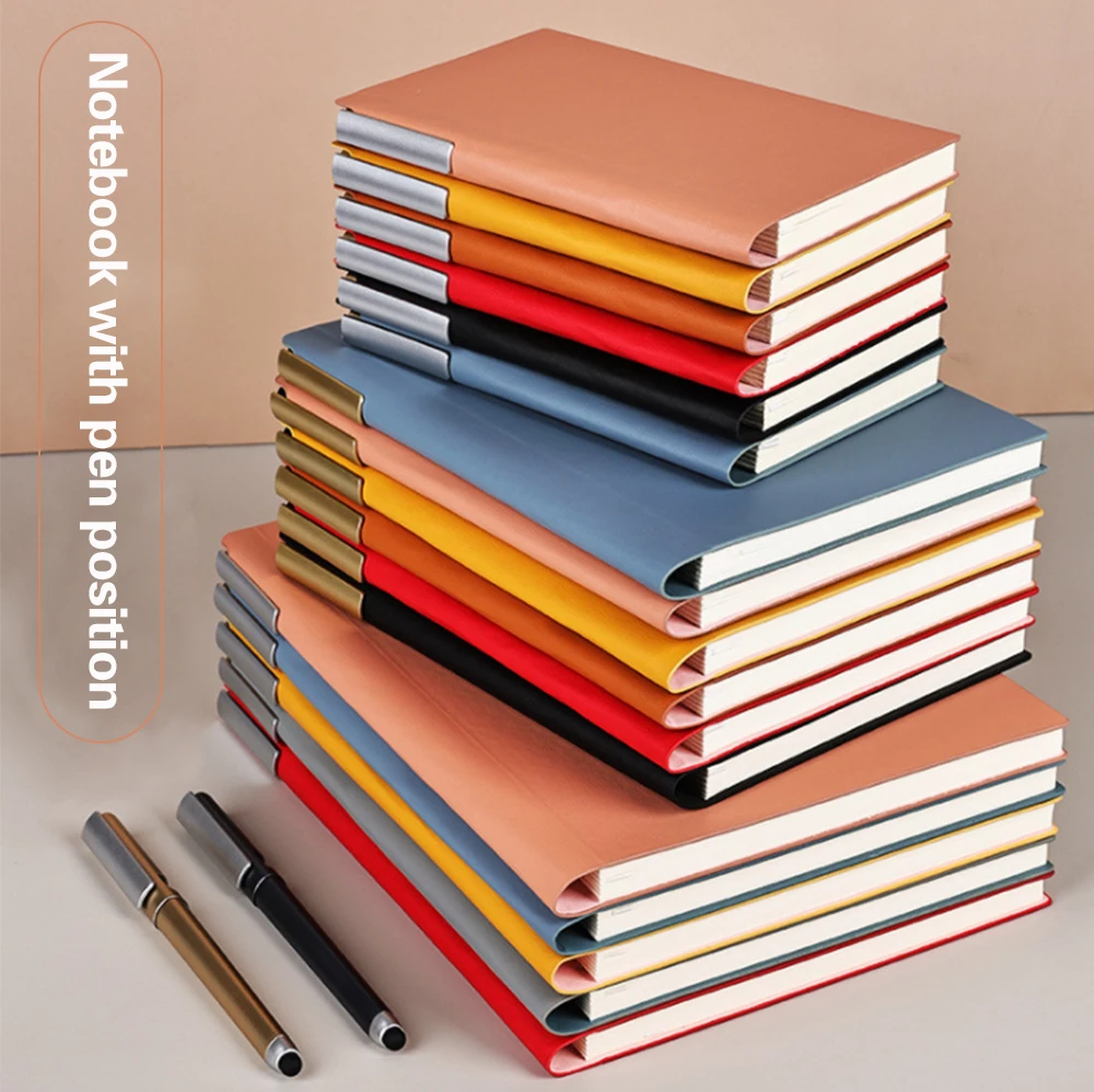 Customized Logo Spot Wholesale Business With Pen A5 Notebook Customized Office Student Diary B5 Notepad A6 Memorandum