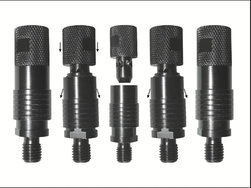 Customized fishing tackle connector, adapter quick release connector