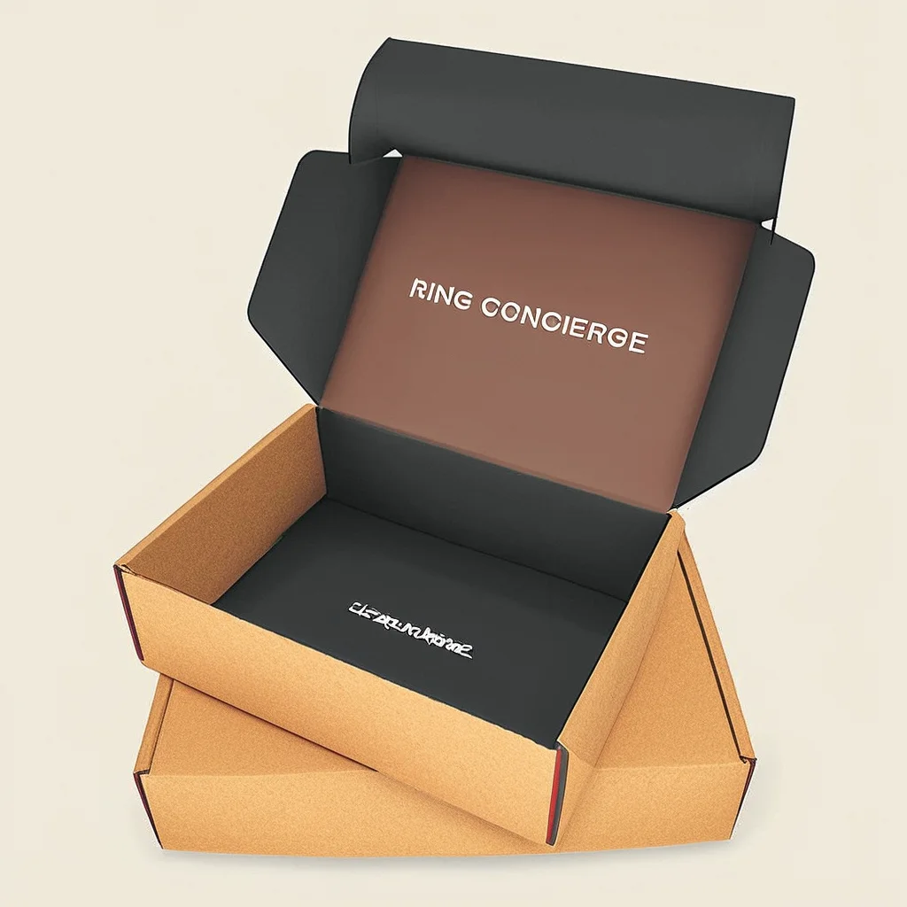 Manufacturer Large Green Cardboard box Mailing Apparel Box Corrugated Custom Shipping Decorative Boxes with logo packaging