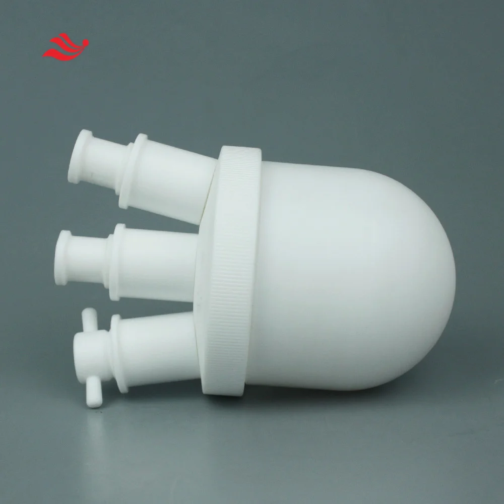  500 мл PTFE чистый белый высокая температура стойкий лабораторий три с высоким воротником воротник-стойка хлопок