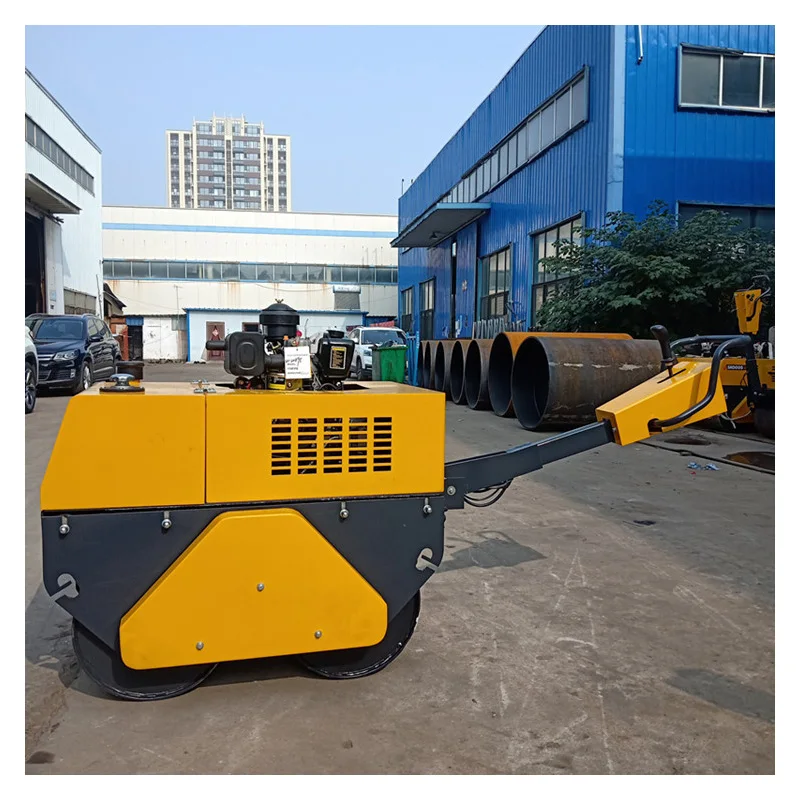High Quality Ground Vibration Roller Handheld Self-propelled 0.5 Ton Small Roller Factory for Sale