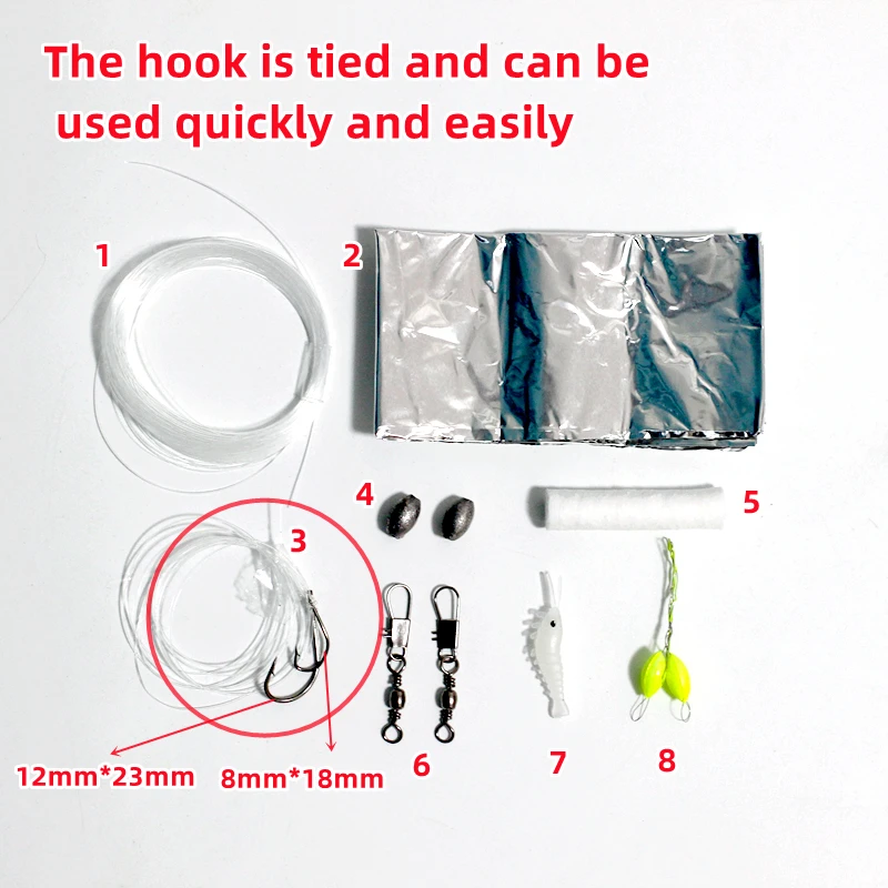 Outdoor multi-functional portable fishing hook card camping survival tools card fishing equipment portable fishing tackle EDC