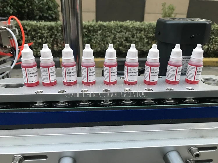Automatic cyanoacrylate adhesive super glue tincture bottle filling capping machine