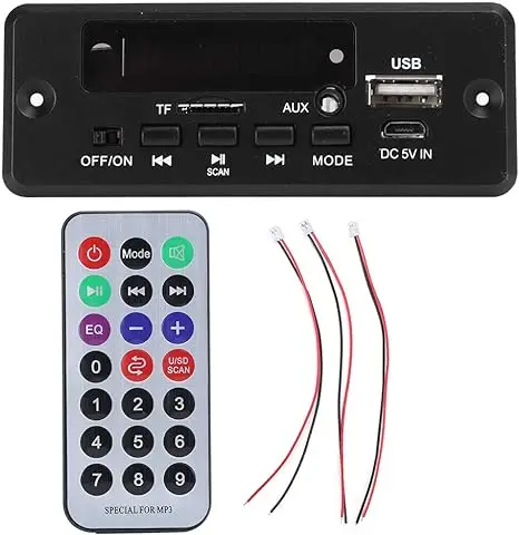 DC 5V USB Power supply Hands Free LCD Screen MP3 Player KIT FLAC WMA WAV decoder audio board FM Radio SD Module
