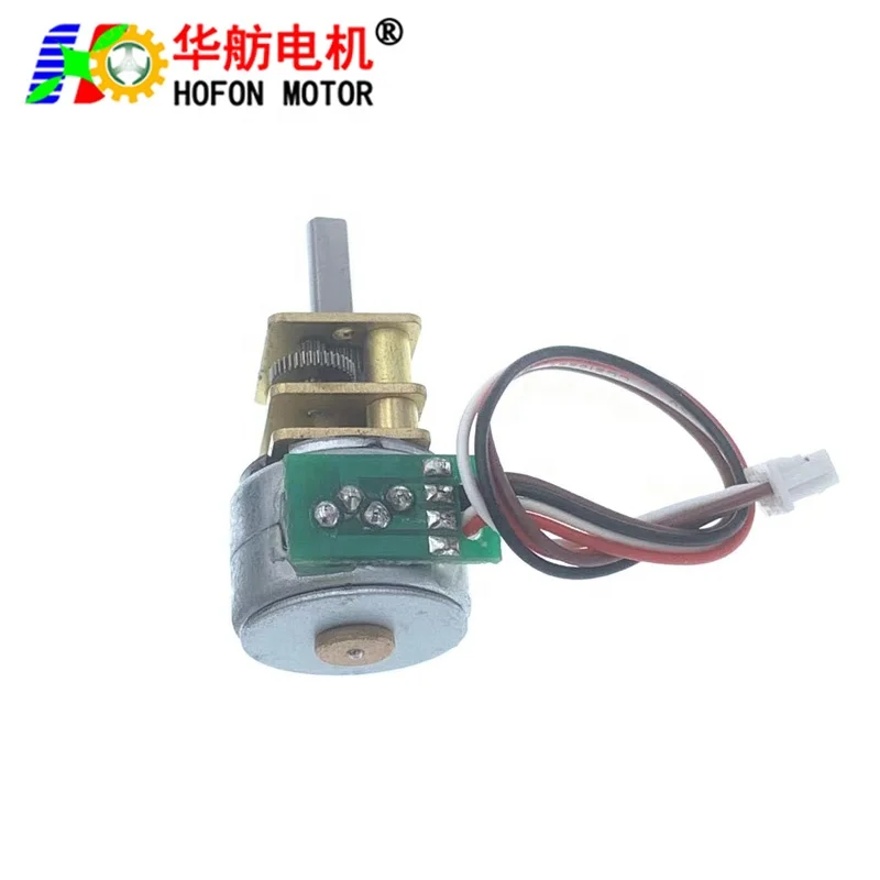 Hot sale Hofon 15mm GM12-15BYW 18 degree or customized DC 5V 12V Stepping reduction Stepper gear motor for Fiber Fusion Splicer
