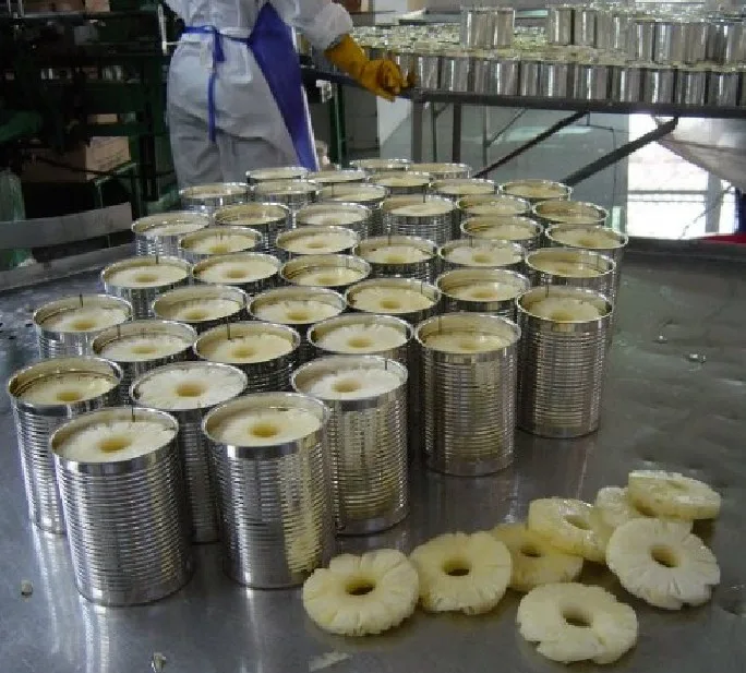 
3000g hot sale canned fruit pineapple crushed in China 