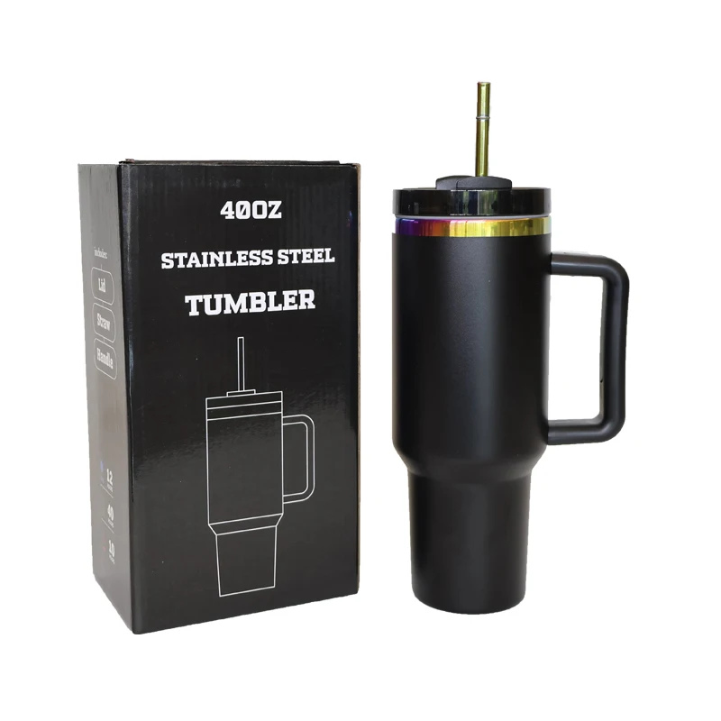 H2.0 30oz Copper Plated Glass Tumbler Multiple Colors Laser Engraved Forest Black Blush Cream Nightfall Classic Coffee Camping