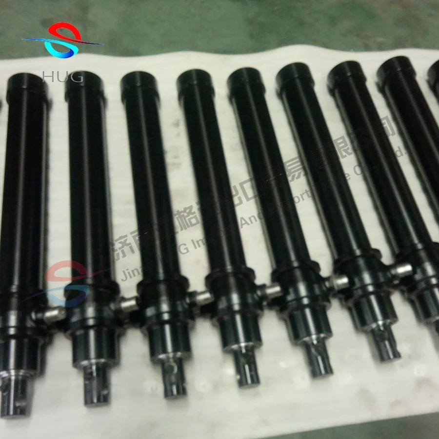 China supplier agricultural machinery trailer lift telescopic hydraulic cylinder