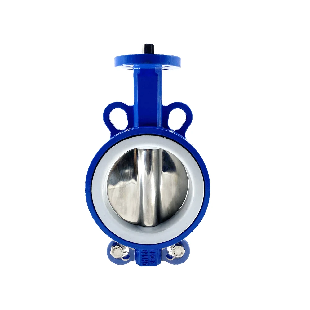 Pneumatic Actuator Wafer Type Butterfly Valve PN16 with Positioner