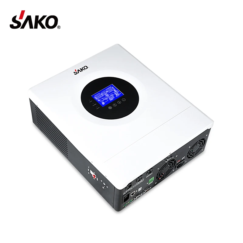 Sako Sunsee-Amery Dc To Ac 48V Split Phase 120V 240V 5Kw 8Kw 10Kw On Off Grid Pure Sine Wave Power Mppt Hybrid Solar Inverter