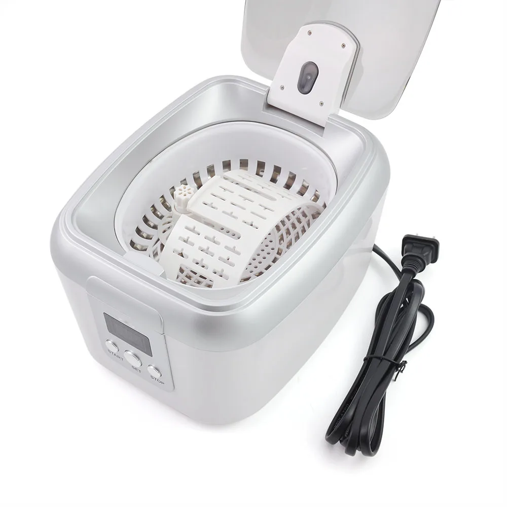 Jewelry portable machine ultrasonic cleaner dental pod mini quiet eyeglass solution ultrasonic cleaner