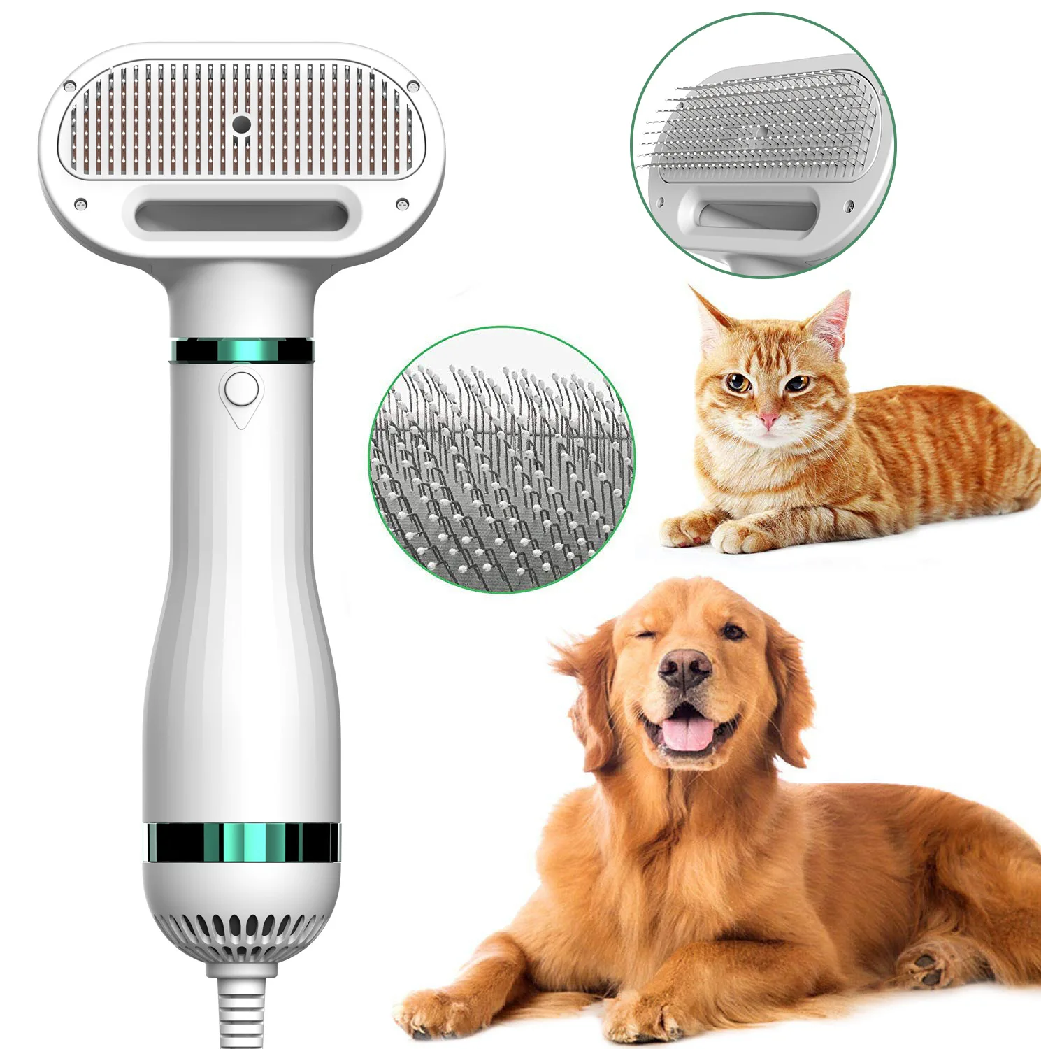 
2021 New Design Pet Grooming Dryer Dog Cat Dryer Pet Brush 