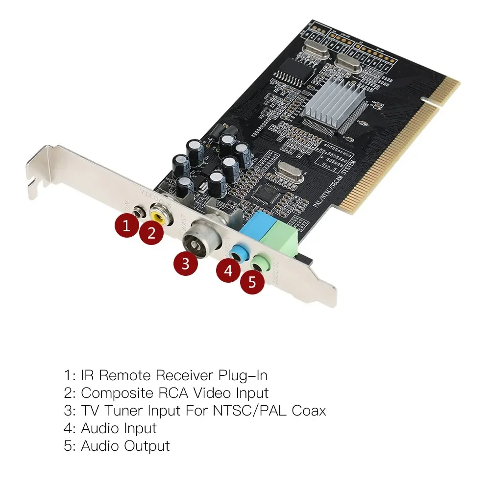 PCI Internal TV Tuner Card MPEG Video DVR Capture Recorder P