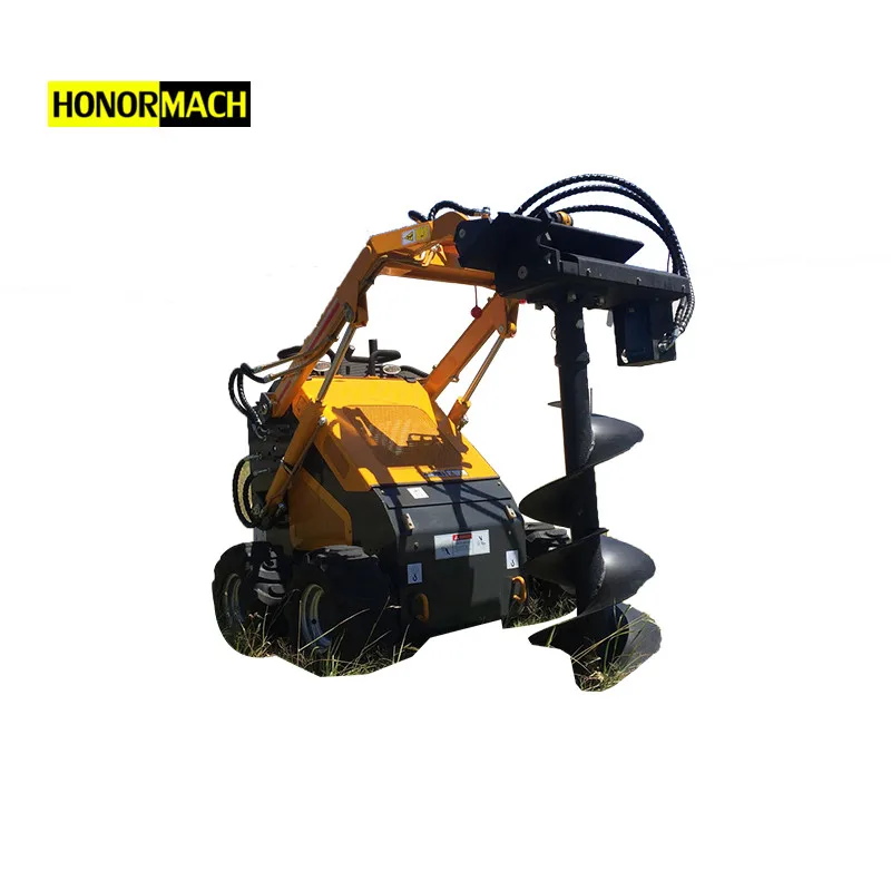 mini  front Skid Steer Loader  wheel hydraulic Arm
