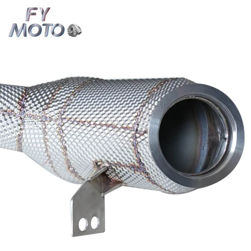 For Mercedes M274 W212 W205 C180 C200 C300 W213 E200 E260 E300 GLK260 2015+ Downpipe LHD with heat shield