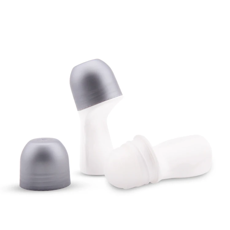 New design plastic pp roll on deodorant bottle 50ml deodorant roll on bottle packaging