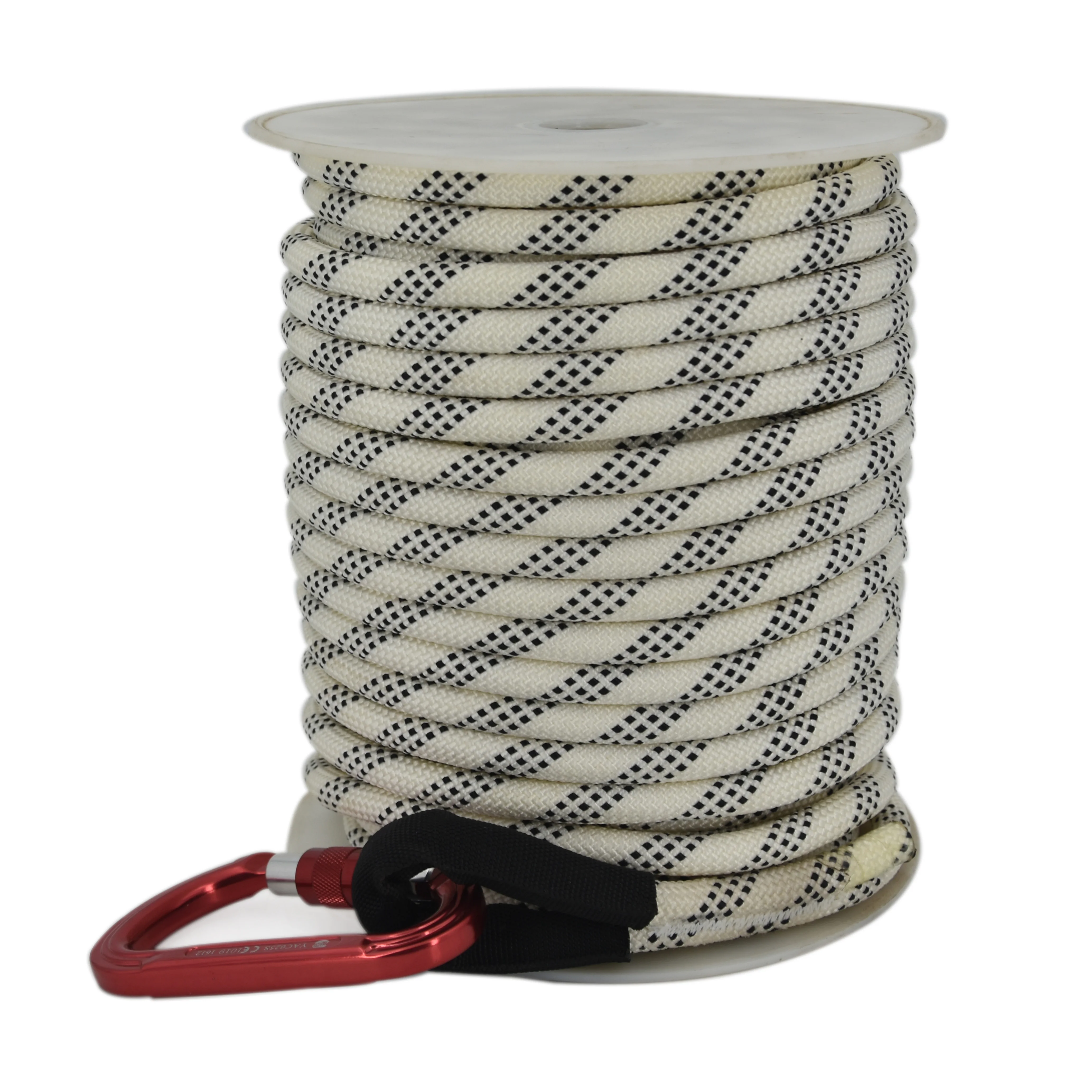 Hot Sale Outdoor  Black Braided Customized Nylon Rope Static Tree Strap, Climbing Ropes Arborist Rope